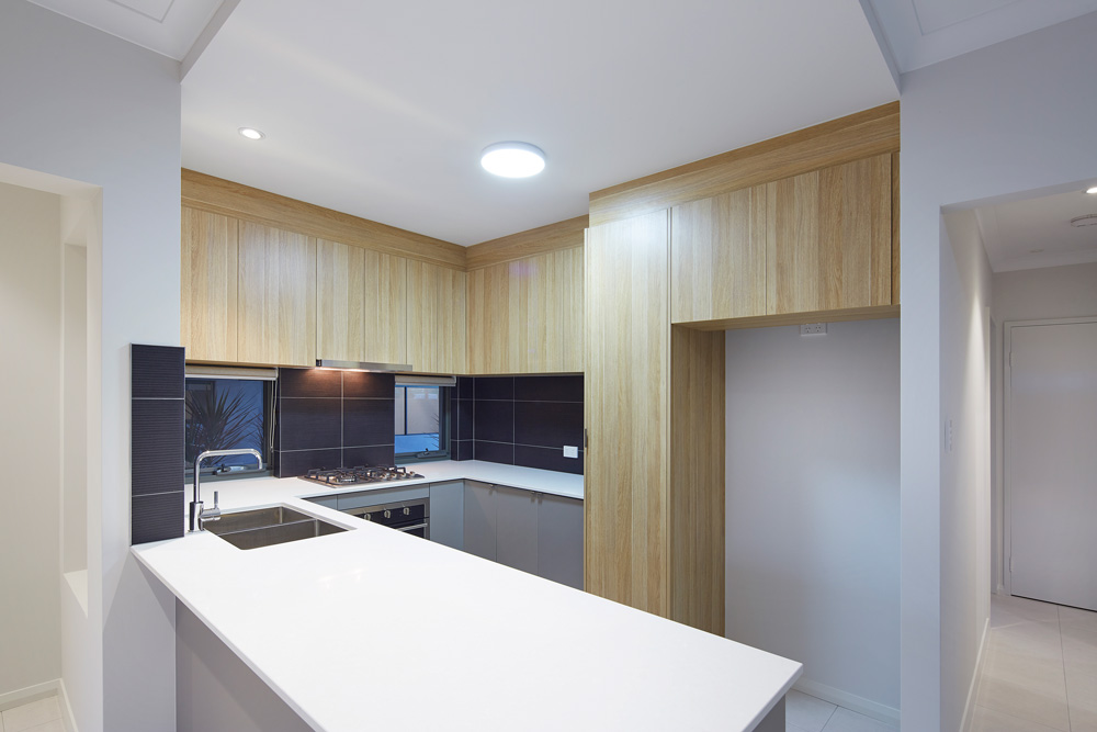 Modern-fitted-kitchen-in-apartment-development-Perth