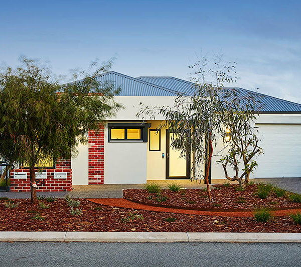 Street view of modern, purpose built NDIS housing in Nollamara, Perth