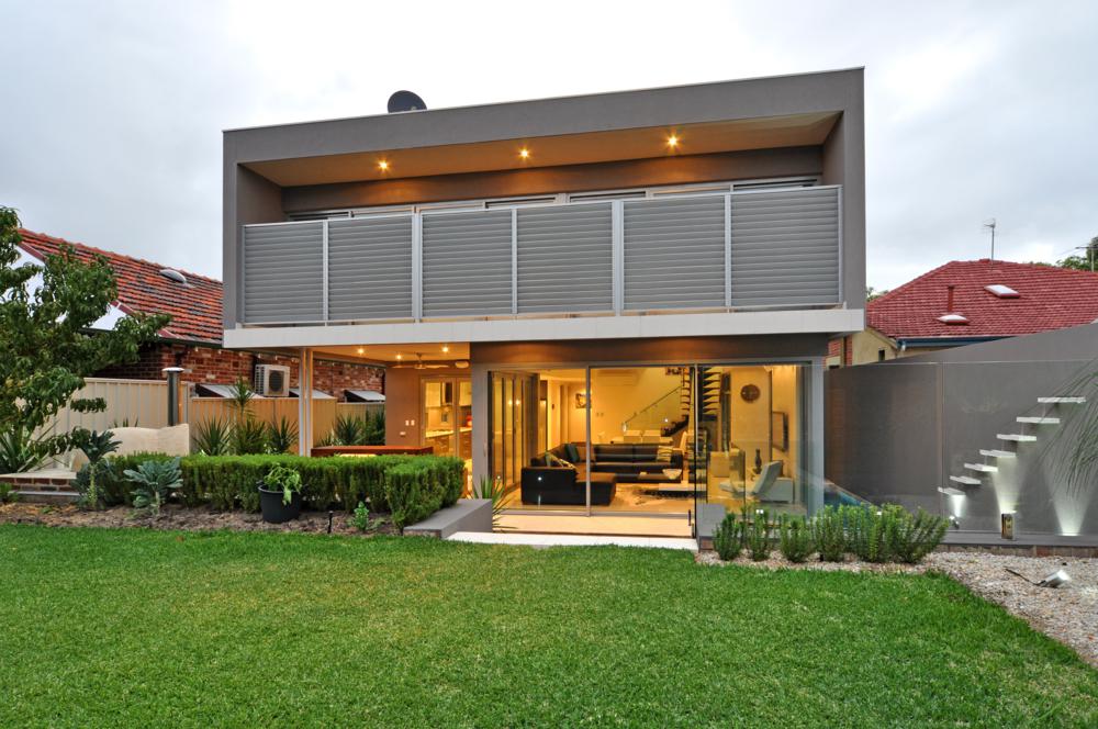 rear modern home extension in mt hawthorn near perth