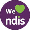 we love ndis logo